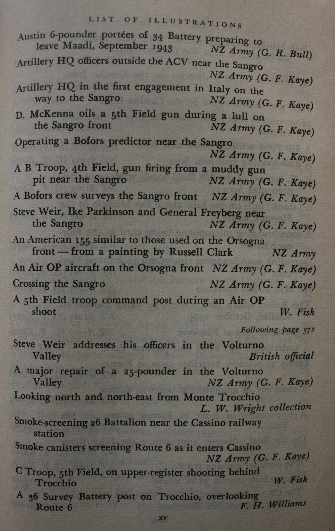 2nd New Zealand Divisional Artillery. Official History of New Zealand in the Second World War 1939-45. By W E Murphy.