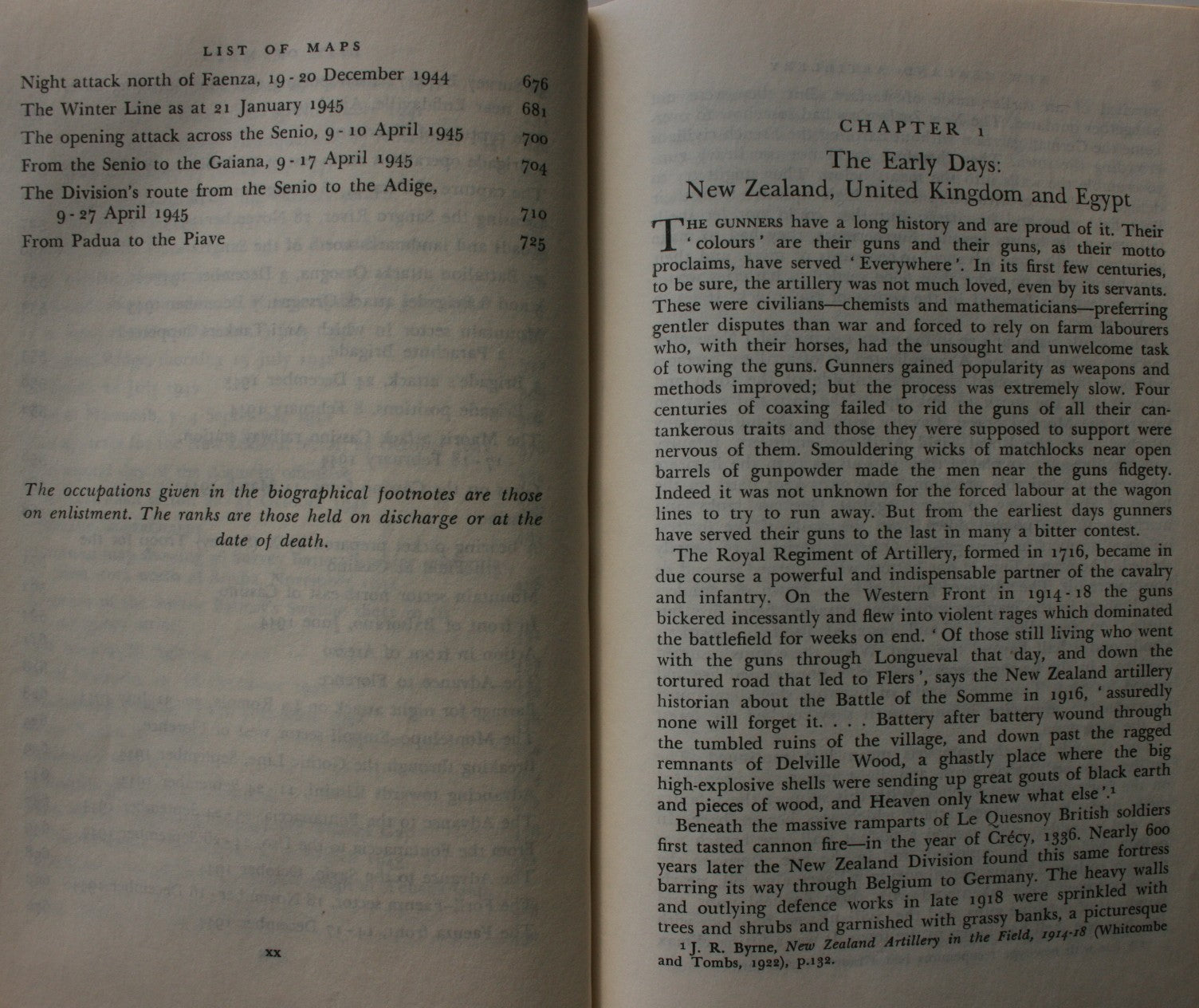 2nd New Zealand Divisional Artillery. Official History of New Zealand in the Second World War 1939-45. By W E Murphy.