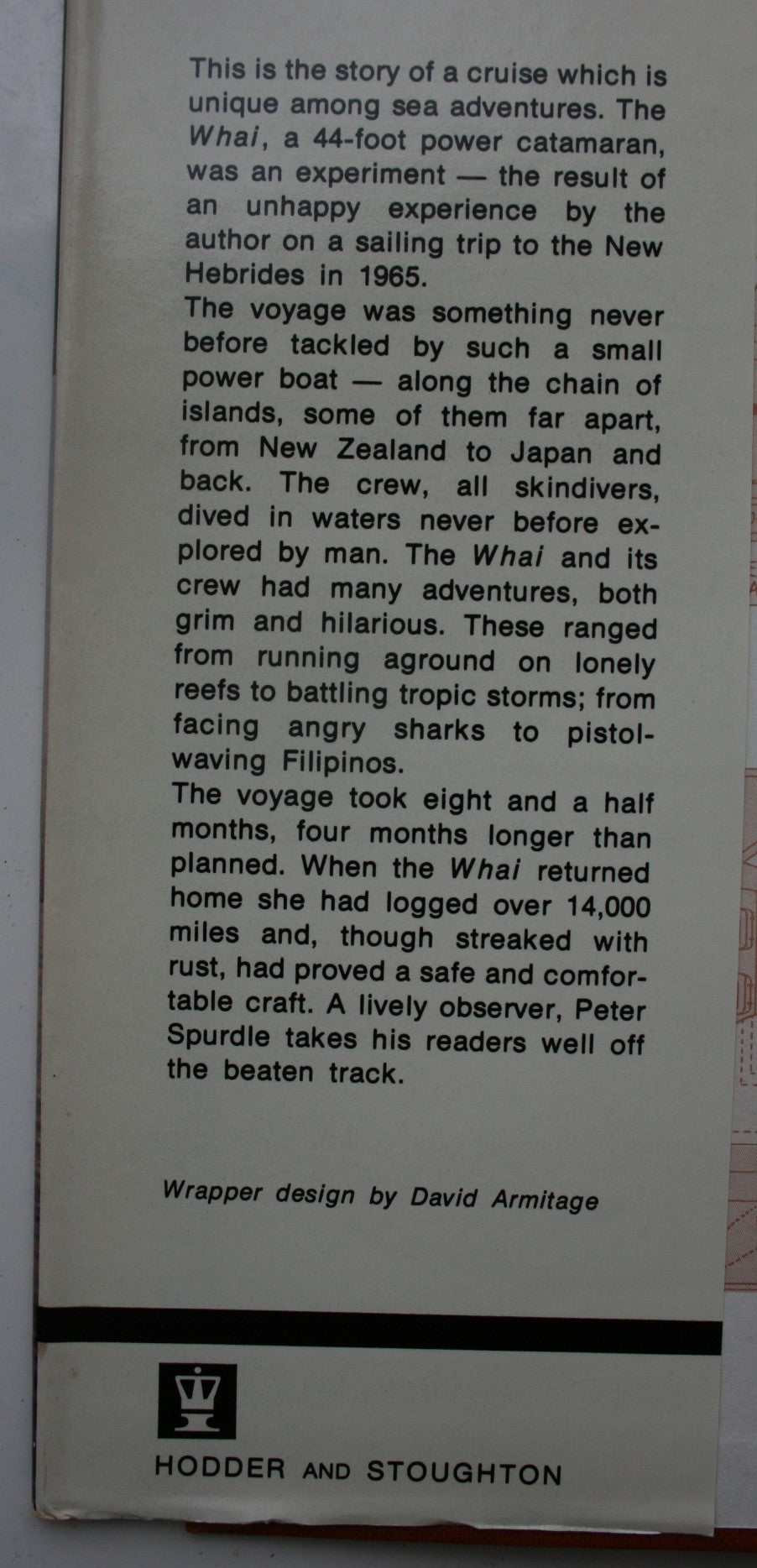 Into The Rising Sun: The Voyage of the Whai from New Zealand to Japan by Peter Spurdle.