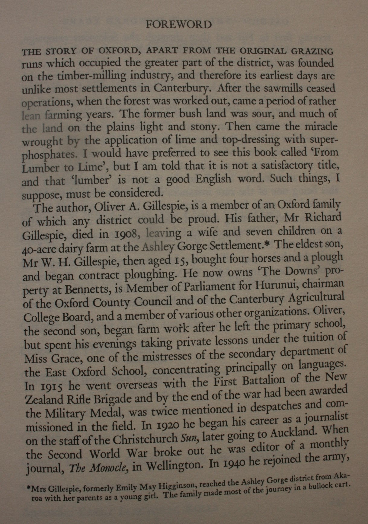 Oxford: The First Hundred Years by O A Gillespie.