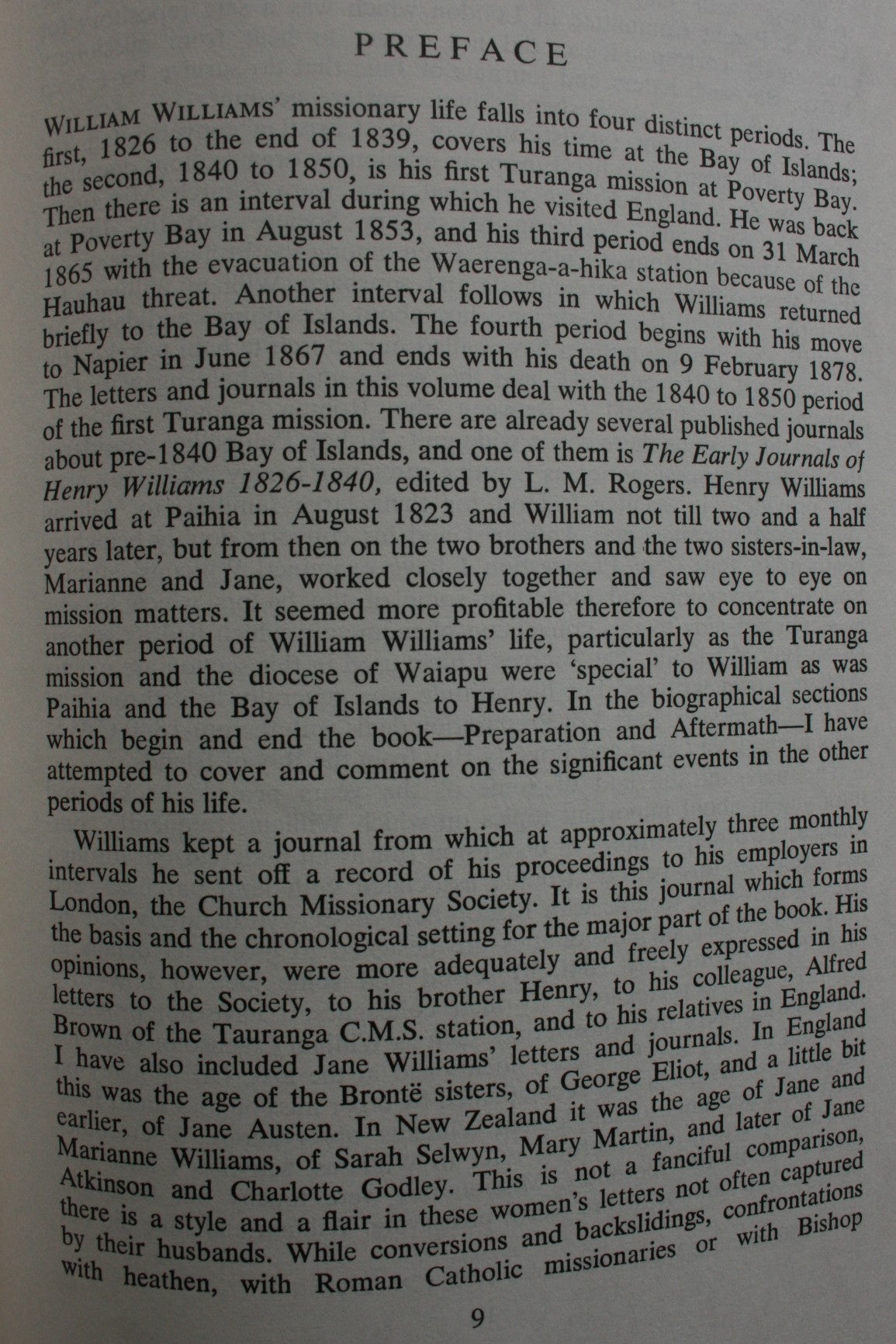 The Turanga Journals 1840-1850: Letters and Journals of William and Jane Williams Missionaries to Poverty Bay. Edited by Frances Porter.