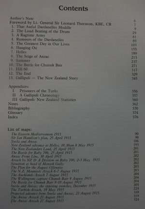 Gallipoli: The New Zealand Story. First Edition Hardback