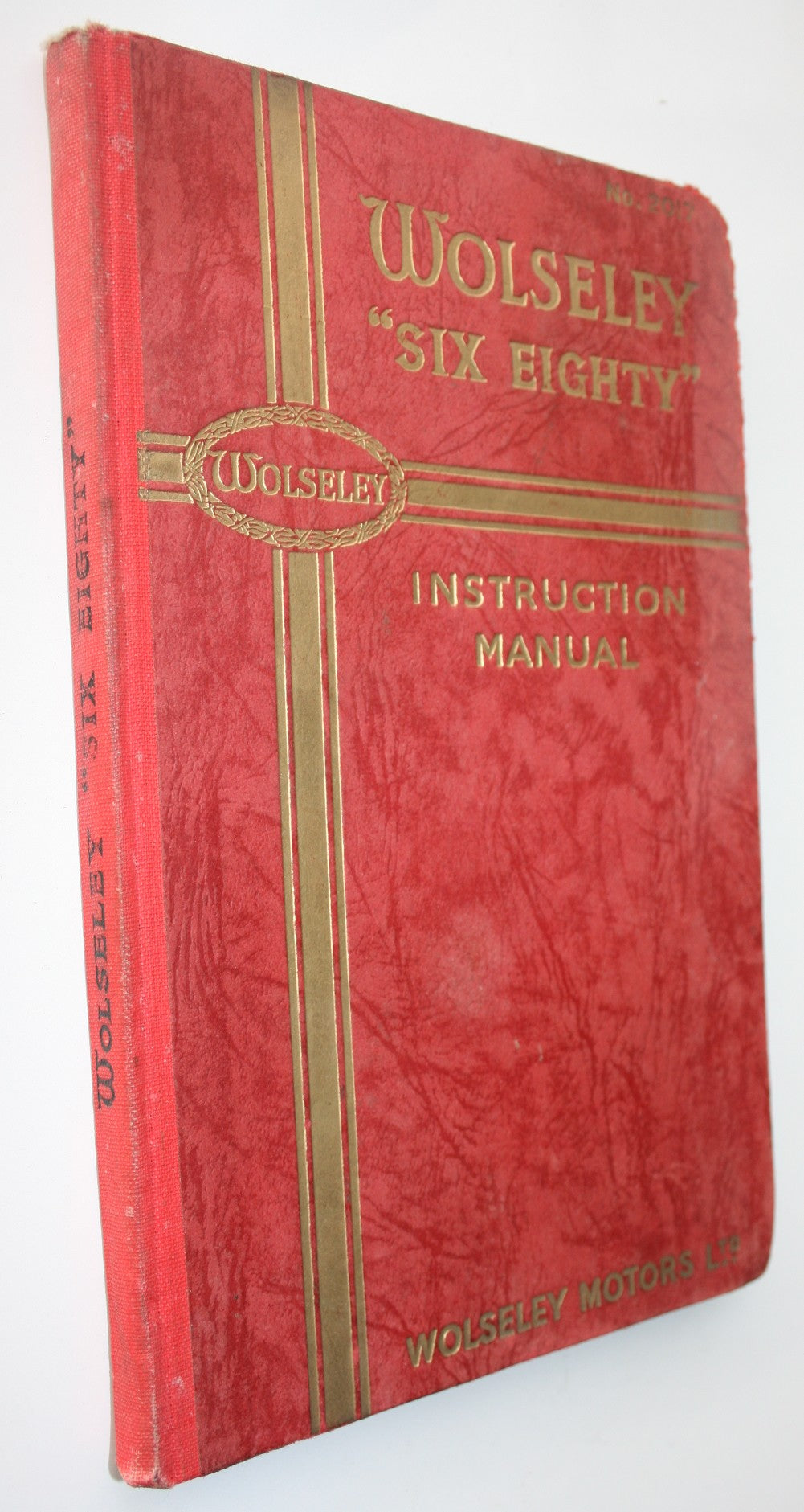 The Wolseley Six-Eighty Instruction Manual.