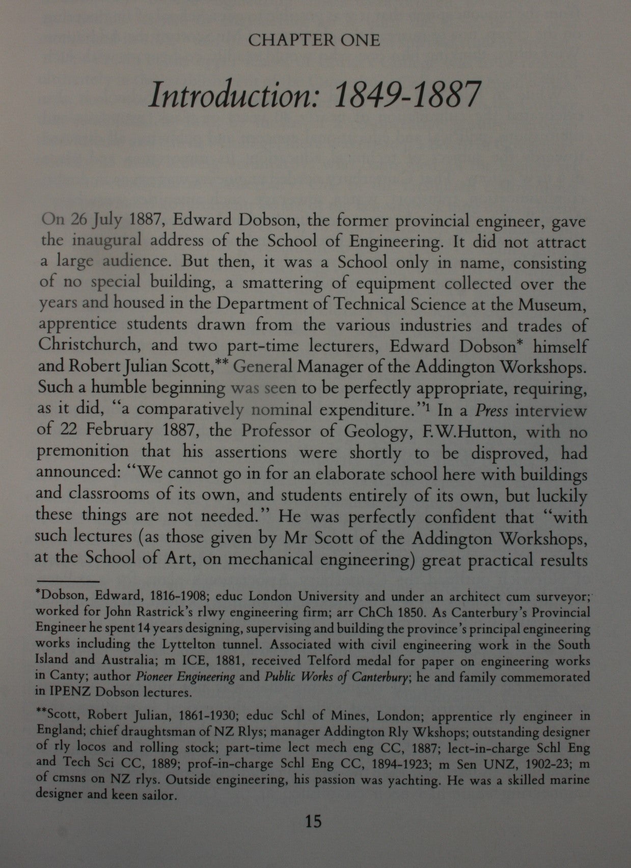 Design for a Century. A History of the School of Engineering, University of Canterbury 1887-1987 by Diana Neutze &amp; Eric Beardsley.