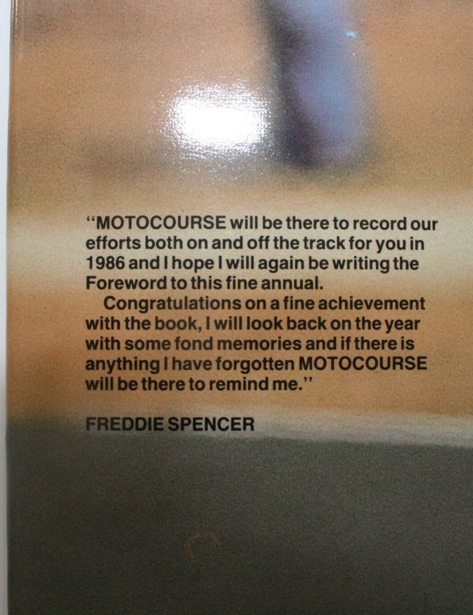 Motocourse, 1985-1986.