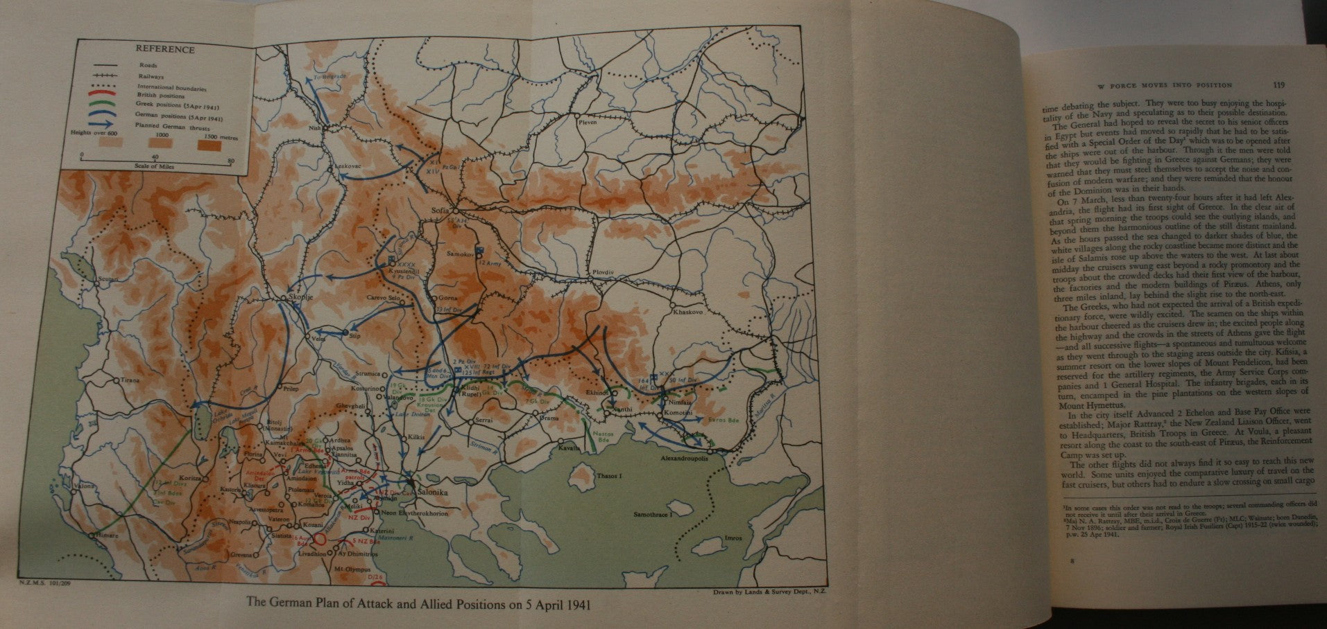 To Greece. Official History of New Zealand in the Second World War, 1939-45 By W. G McClymont.