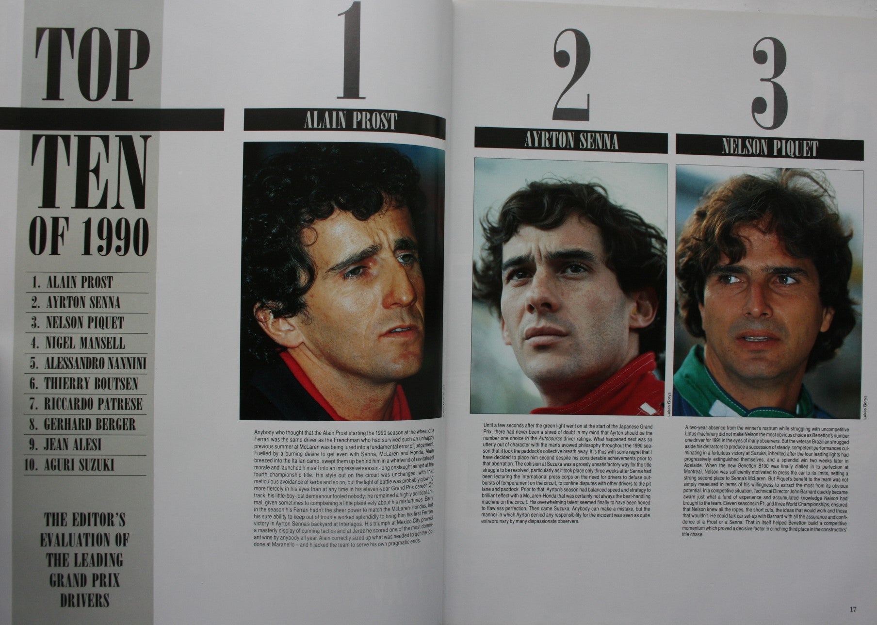 Autocourse 1990/91 The World's Leading Grand Prix Annual