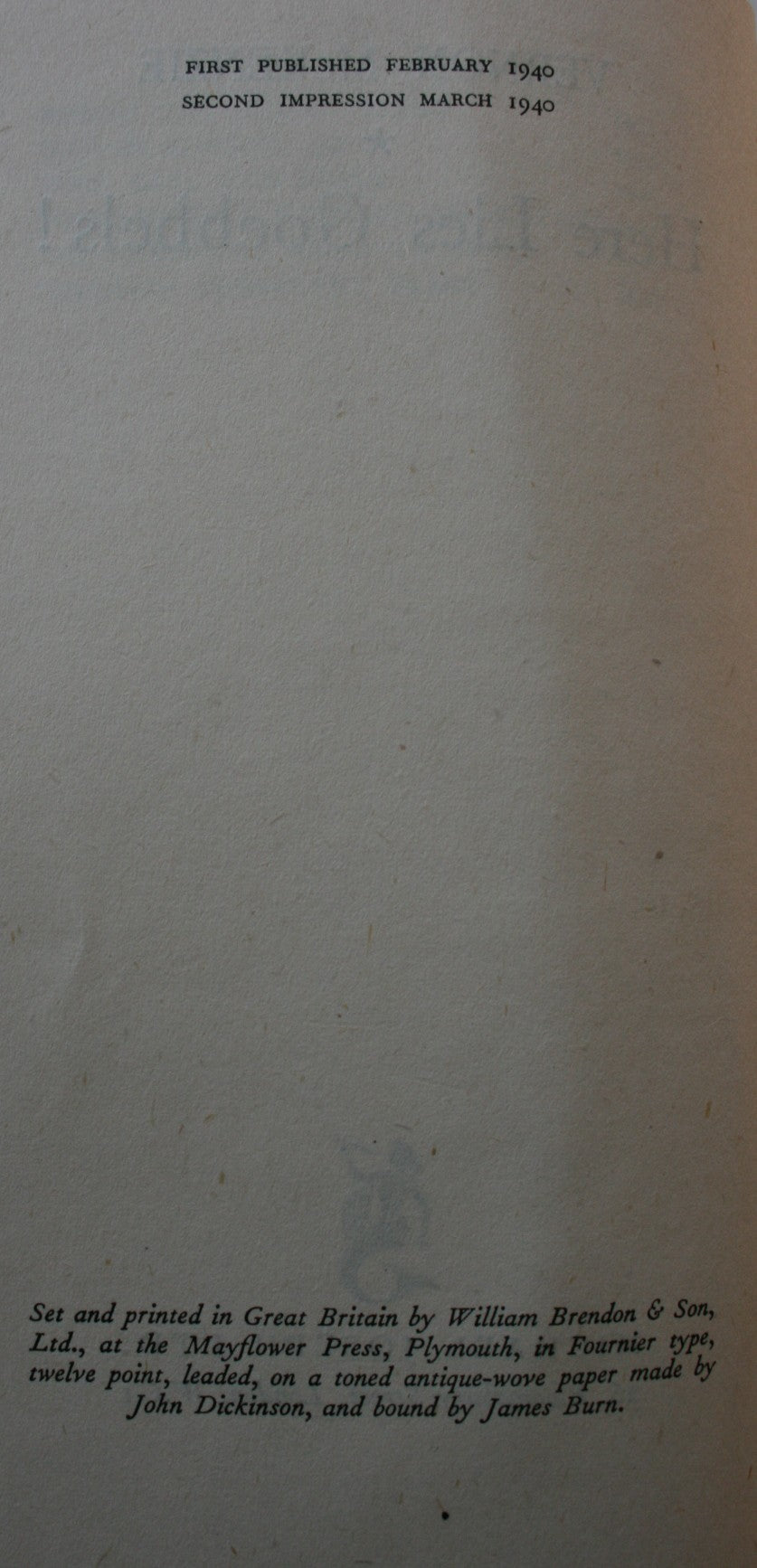 HERE LIES GOEBBELS 'The truth about German propaganda'. By Veron McKenzie.