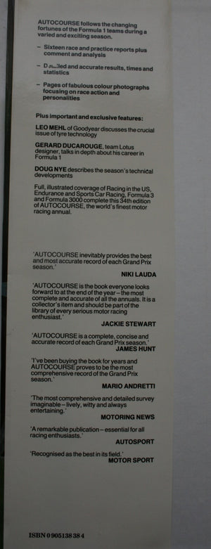 Autocourse 1985-86.