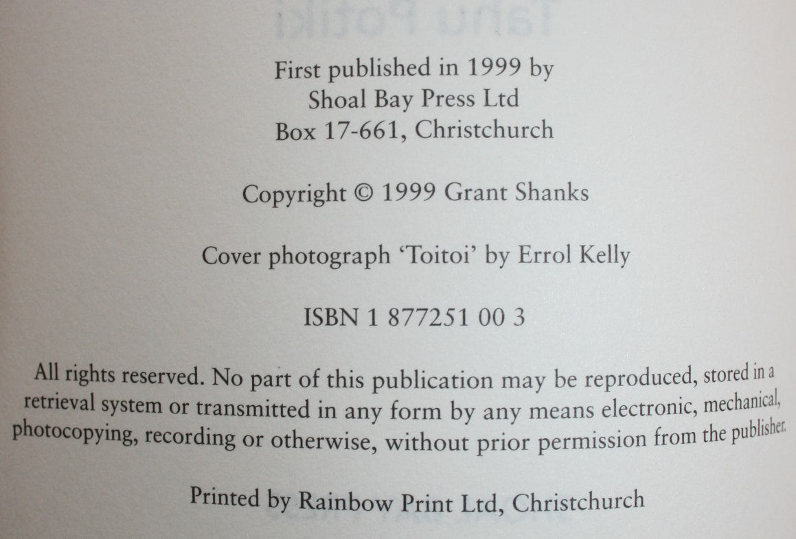 When the Wind Calls Your Name - Tales of the Supernatural in Aotearoa by Grant Shanks &  Tahu Potiki.