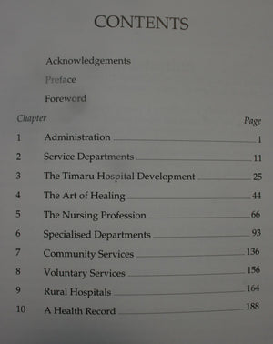 The End of an Era: 1964 to 1989. South Canterbury Hospital Board. By Eulla Williamson