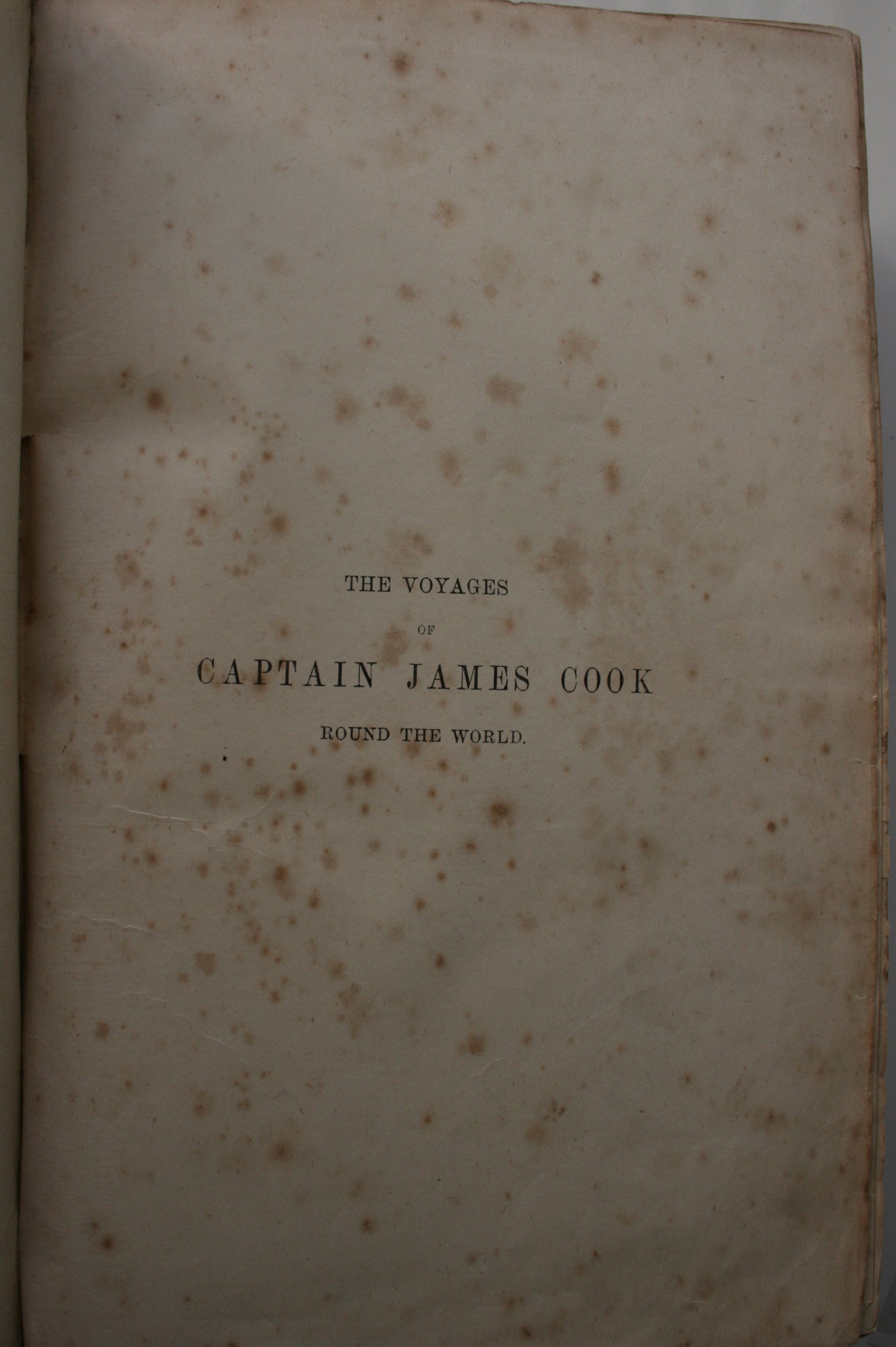 Captain Cook's Voyages Round the World 1892