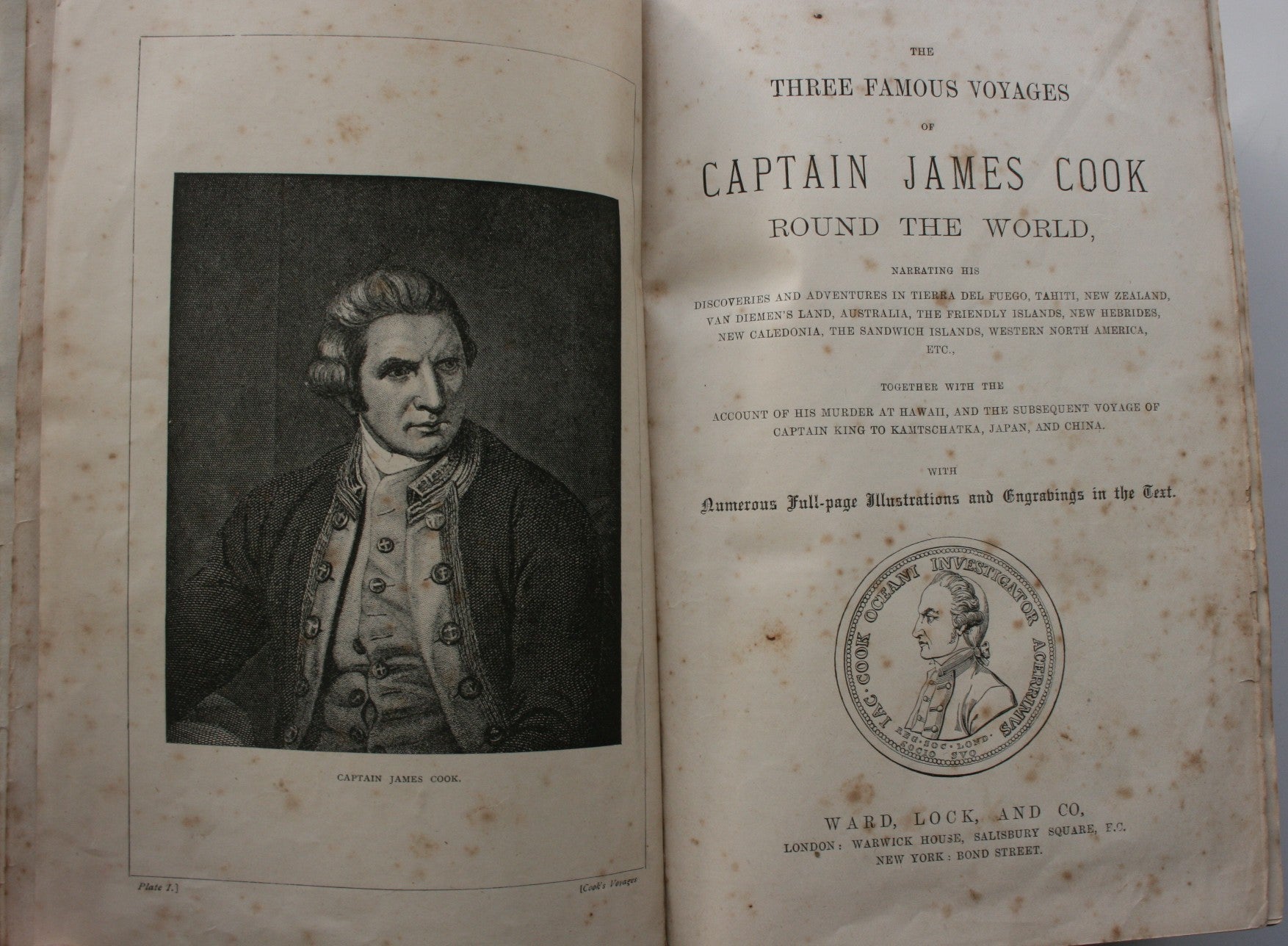 Captain Cook's Voyages Round the World 1892