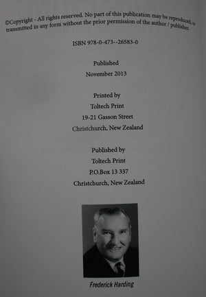 Mainspring Frederick Harding One Man's Fight Against Crime In War And Peace by Alan Paisey.