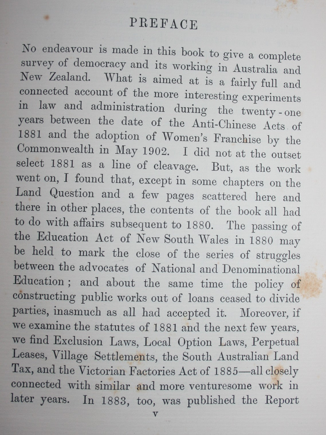 State Experiments In Australia And New Zealand. 2 Vols. by W. Pember Reeves.