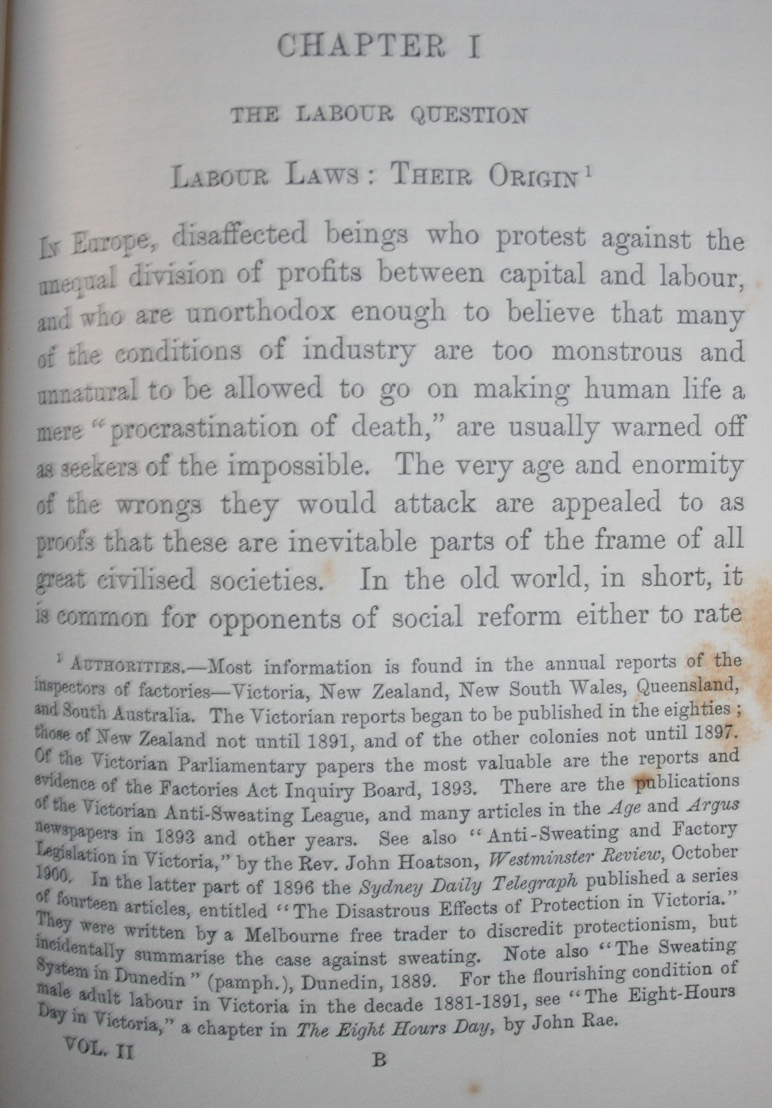 State Experiments In Australia And New Zealand. 2 Vols. by W. Pember Reeves.