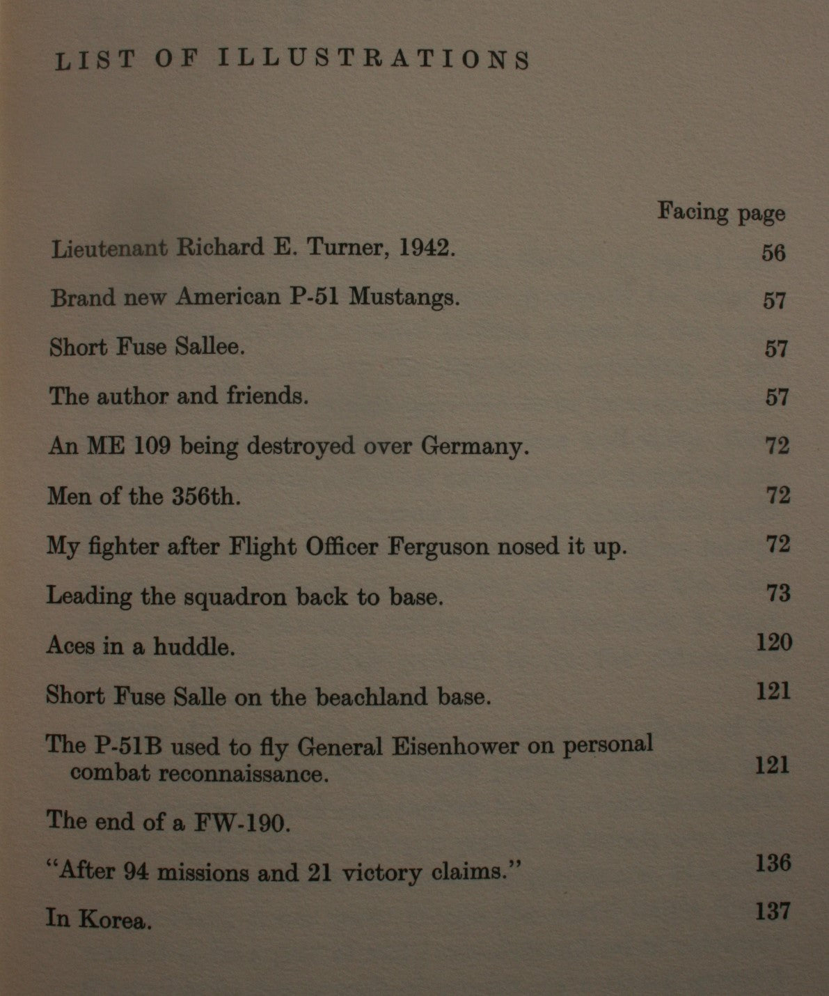 Mustang Pilot by Lt. Col. Richard Turner. 1970, First Edition.