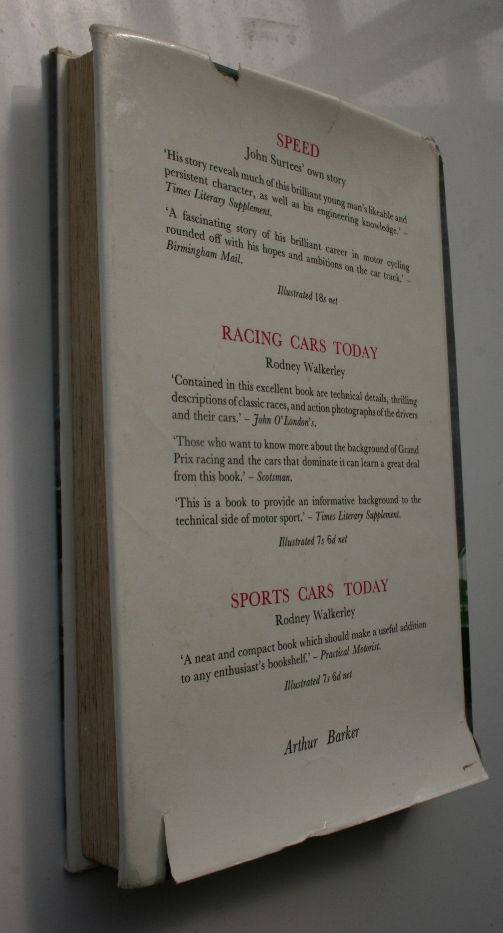 Jim Clark at the Wheel: The world motor racing champion's own story by Jim Clark. 1964, First Edition, first printing.