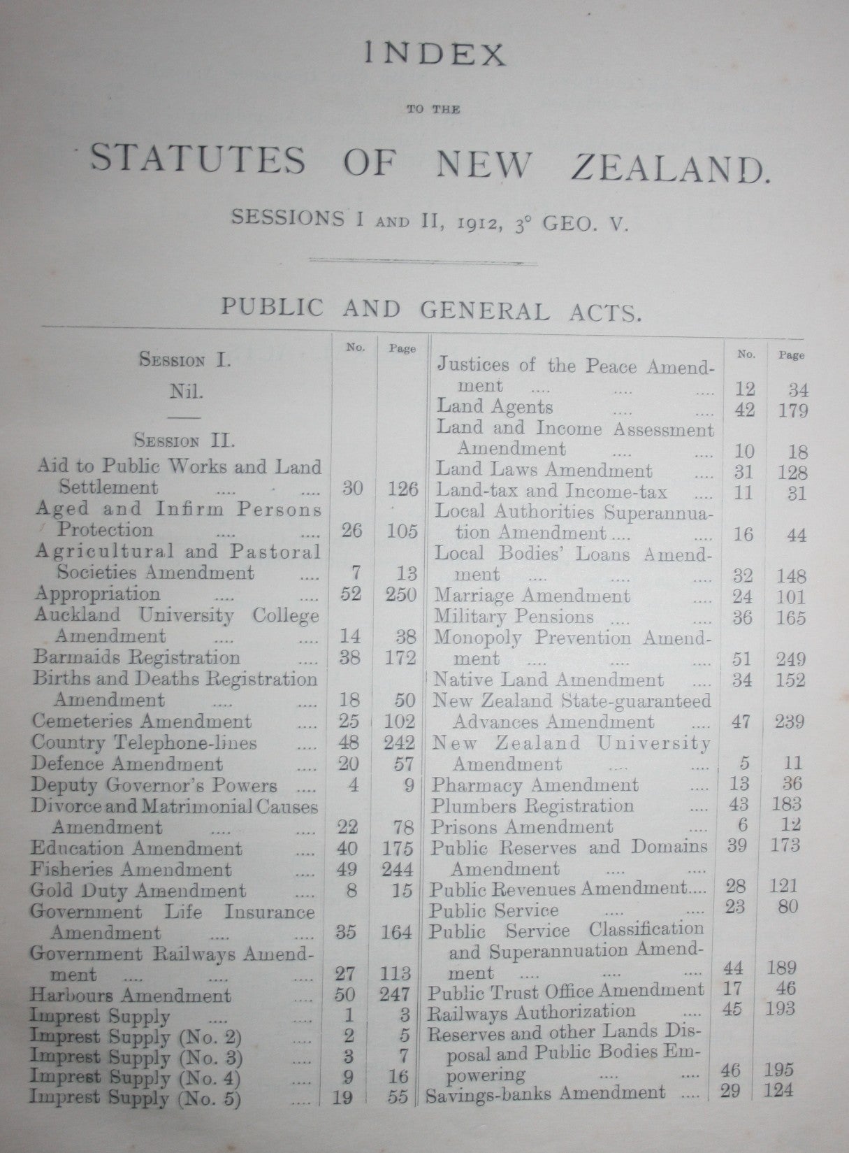 The Statutes of Dominion of New Zealand: Passed in the Third Year of The Reign of His Majesty King George V
