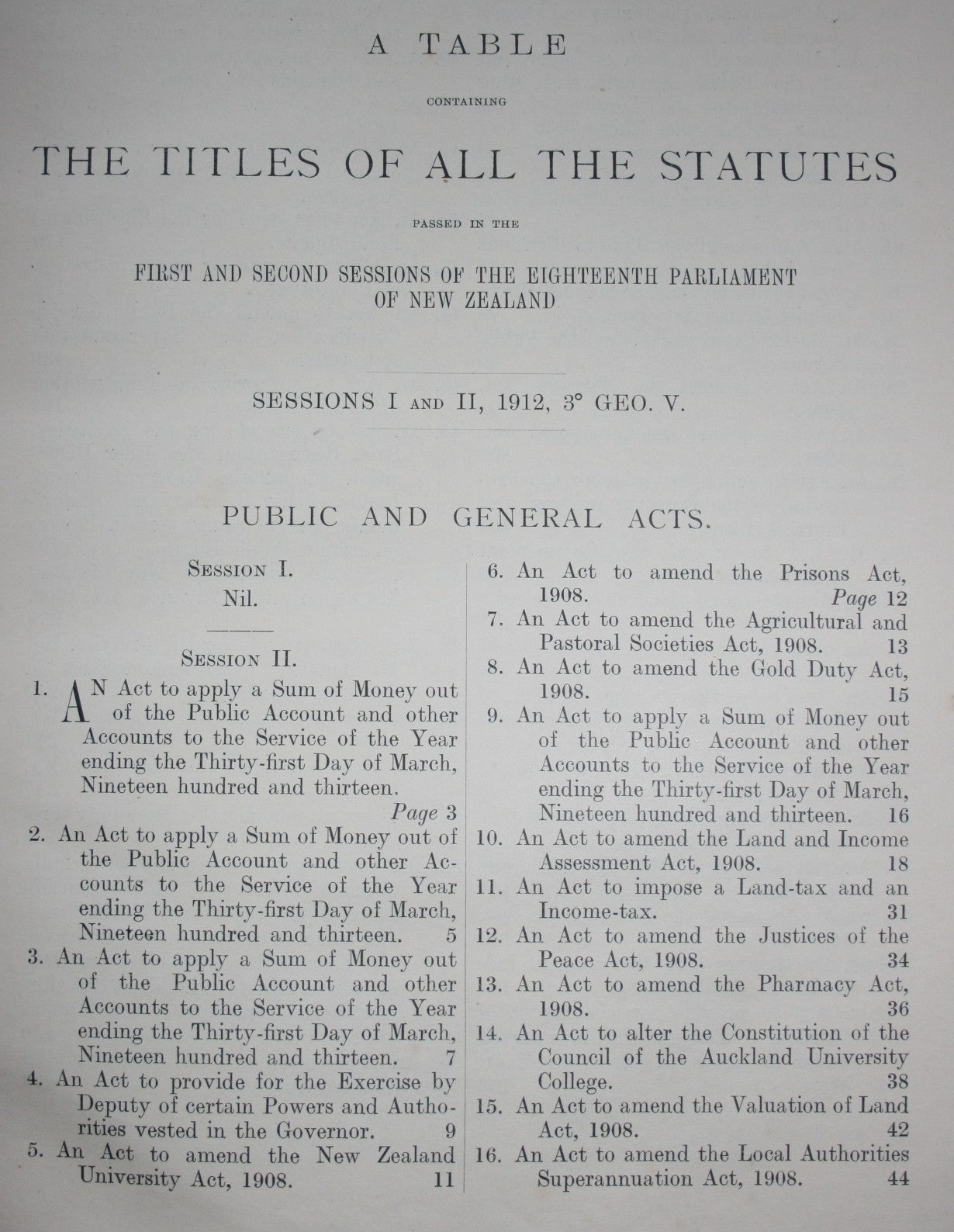 The Statutes of Dominion of New Zealand: Passed in the Third Year of The Reign of His Majesty King George V