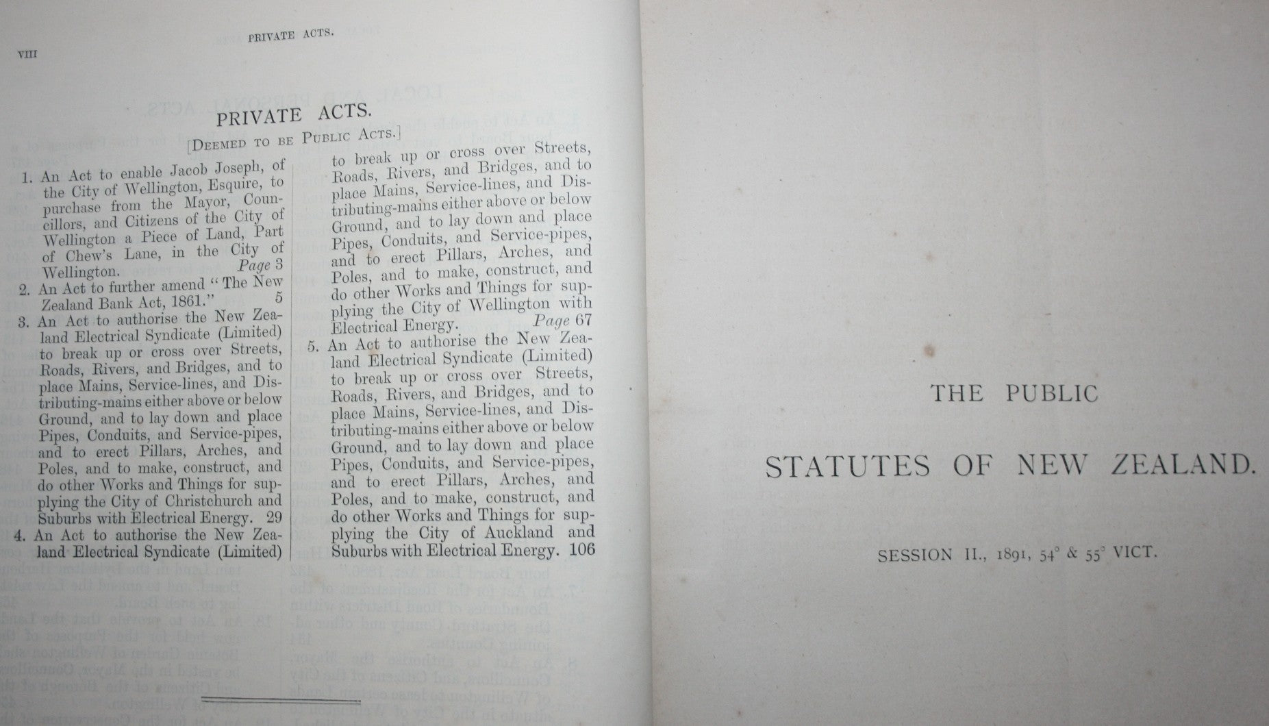 The Statutes of New Zealand: Passed in the Fifty-Fifth Year of the Reign of Her Majesty Queen Victoria