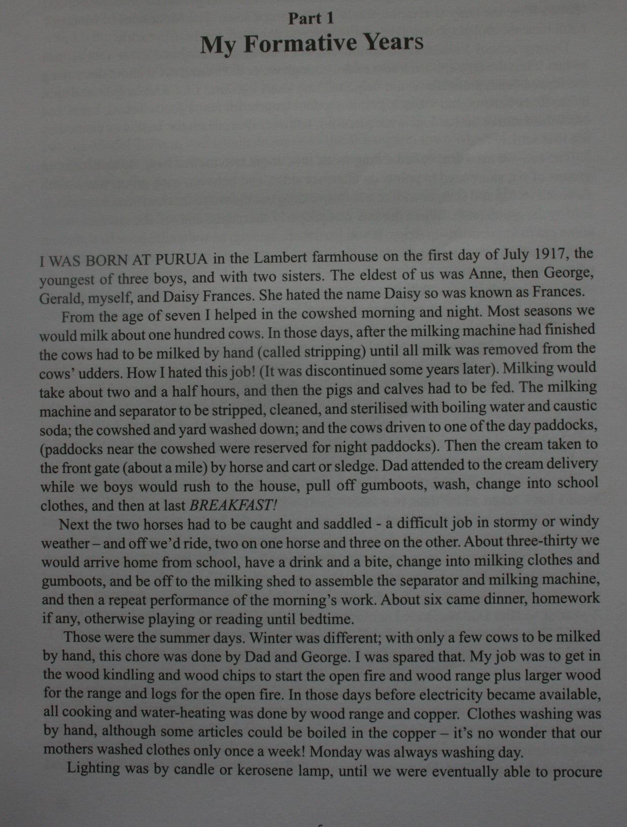 From Greece to Crete, Before and After. A Kiwi War Story. Extracts from My Life Story. by Arthur Lambert. SIGNED BY AUTHOR. SCARCE.