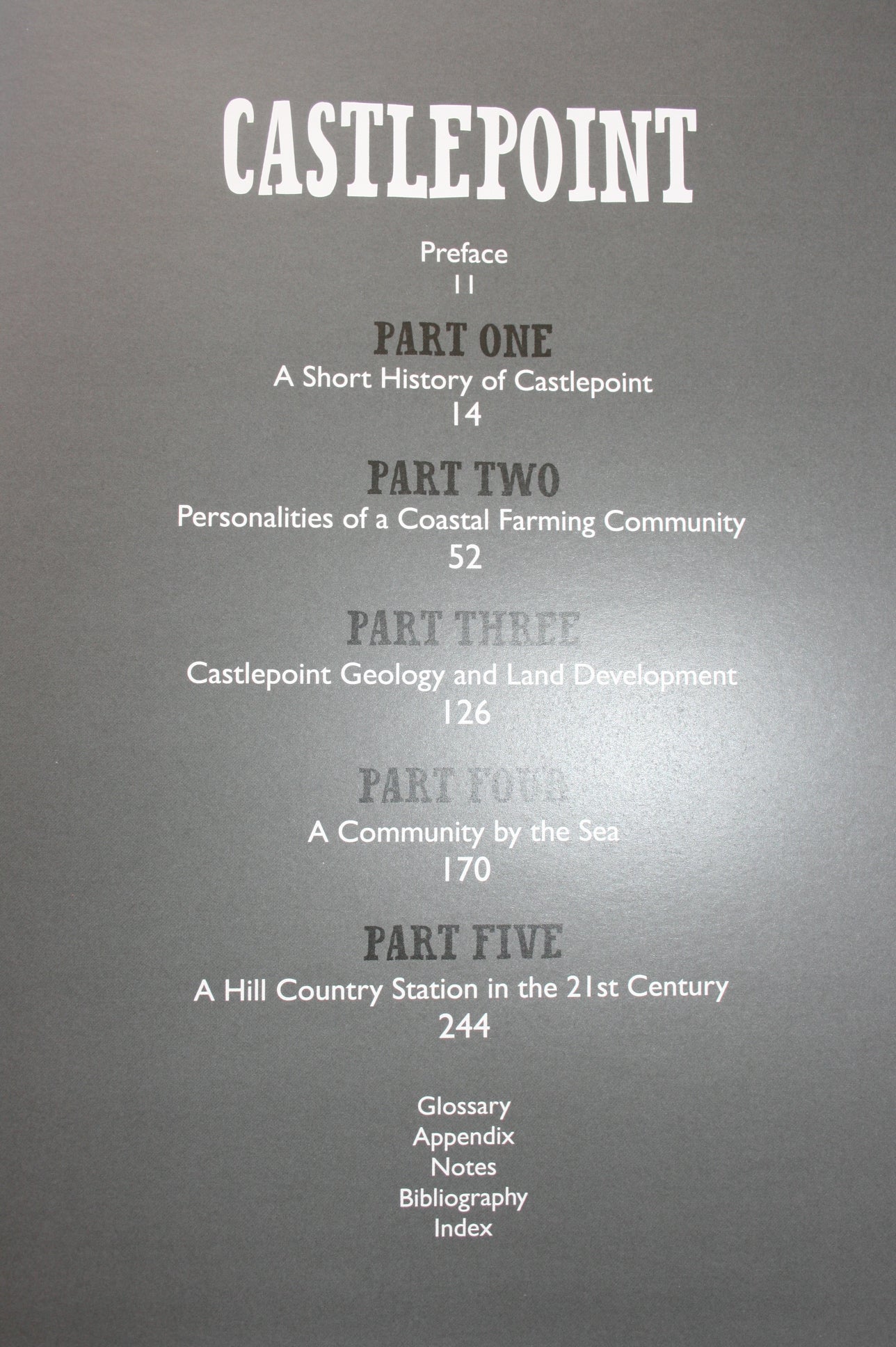 Castlepoint Coastal Station and Settlement. SIGNED