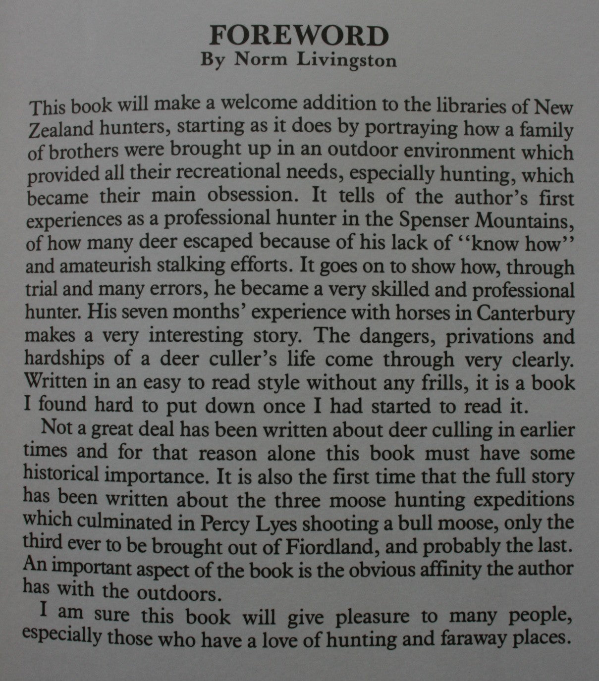 Beyond the River's Bend, Tales of Red Deer, Moose and Wapiti in New Zealand. FIRST EDITION.