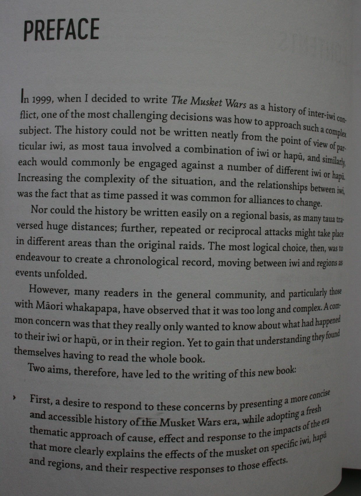 The Forgotten Wars Why the Musket Wars Matter Today by Ron Crosby . SIGNED by Ron Crosby on title page .