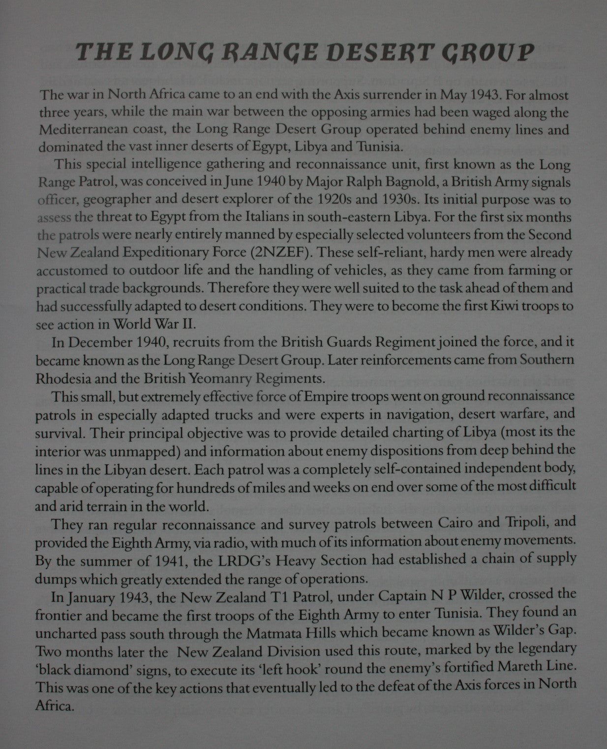 Bearded Brigands The Legendary Long Range Desert Group in the Diaries and Photographs of Trooper Frank Jopling. Edited by Brendan O'Carroll. SIGNED BY O'CARROLL.