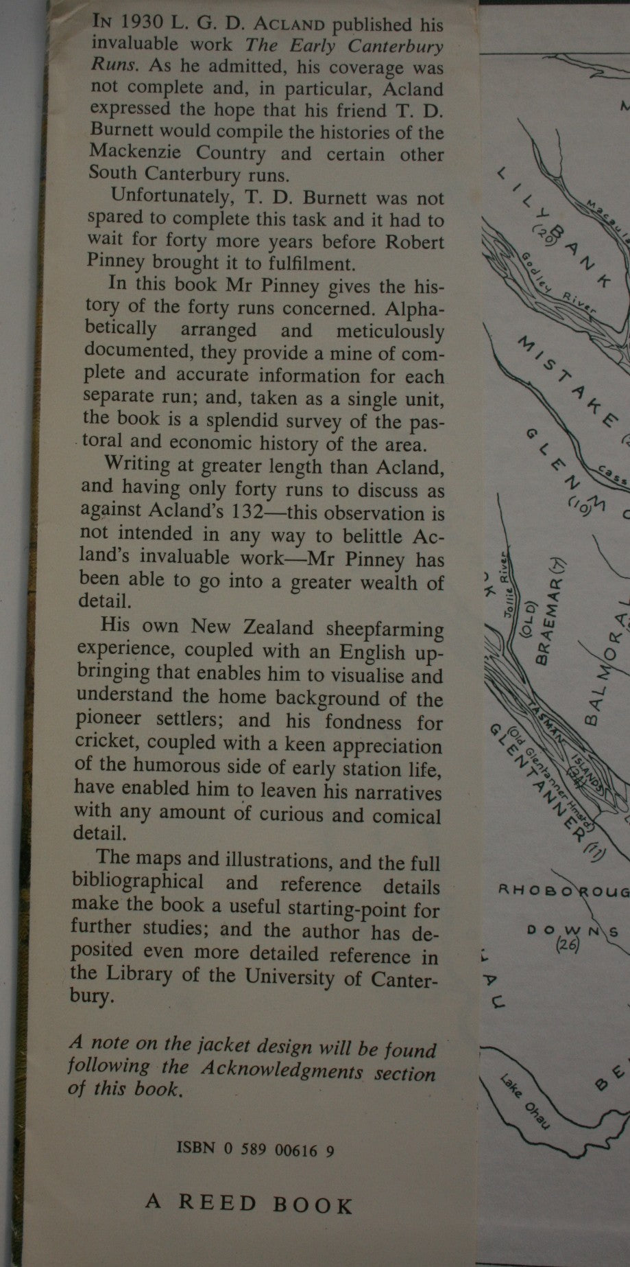 Early South Canterbury Runs. FIRST EDITION. by Robert Pinney.