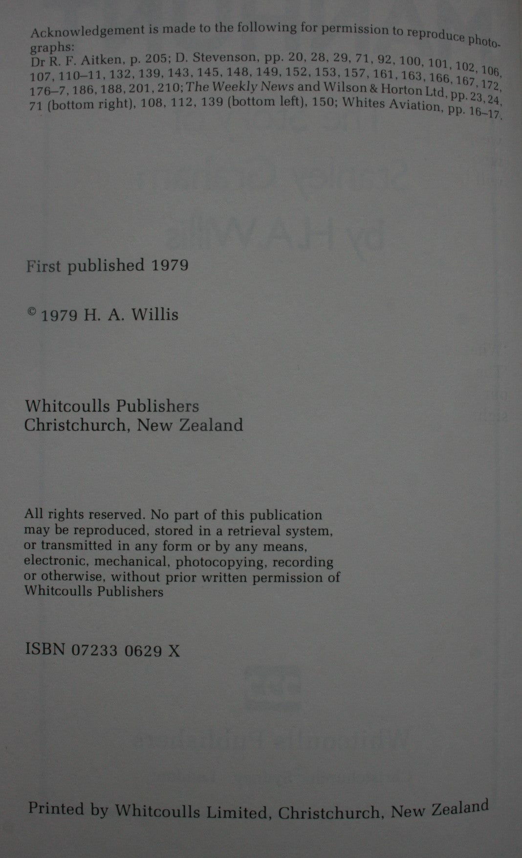 Manhunt The Story of Stanley Graham By H.A. Willis. 1979, First Edition.