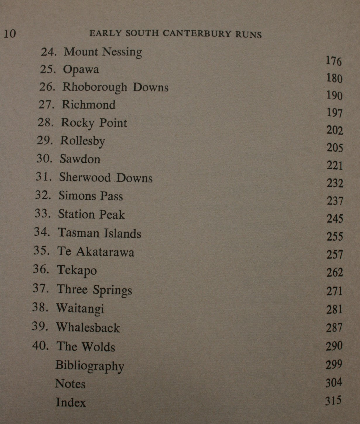 Early South Canterbury Runs. FIRST EDITION. by Robert Pinney.