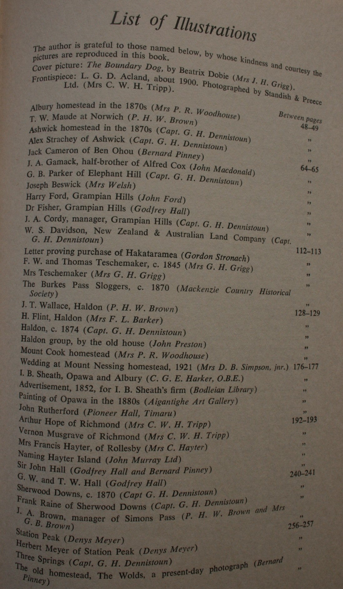 Early South Canterbury Runs. FIRST EDITION. by Robert Pinney.