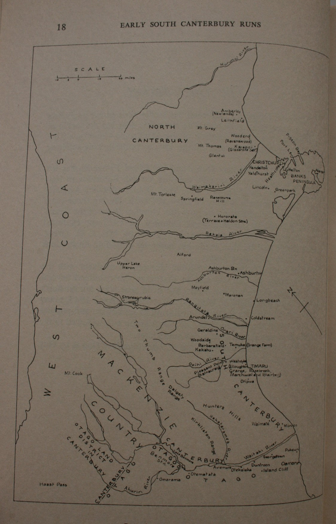 Early South Canterbury Runs. FIRST EDITION. by Robert Pinney.