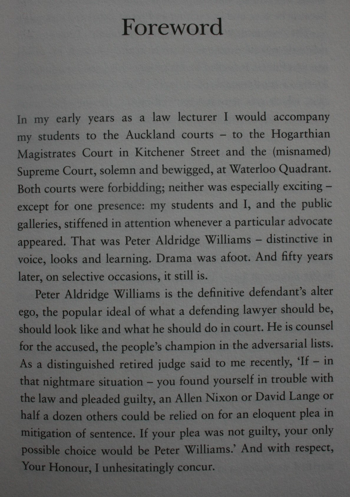 The Dwarf Who Moved and ­Other Remarkable Tales From­ a Life in the Law By Peter QC. Williams