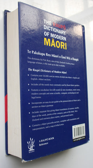 Raupo Dictionary of Modern Maori. Second Revised Edition by Ryan, P.M.