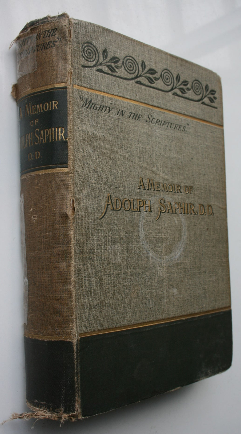 Mighty in the Scriptures. A Memoir of Adolph Saphir.D.D. by Gavin Carlyle.