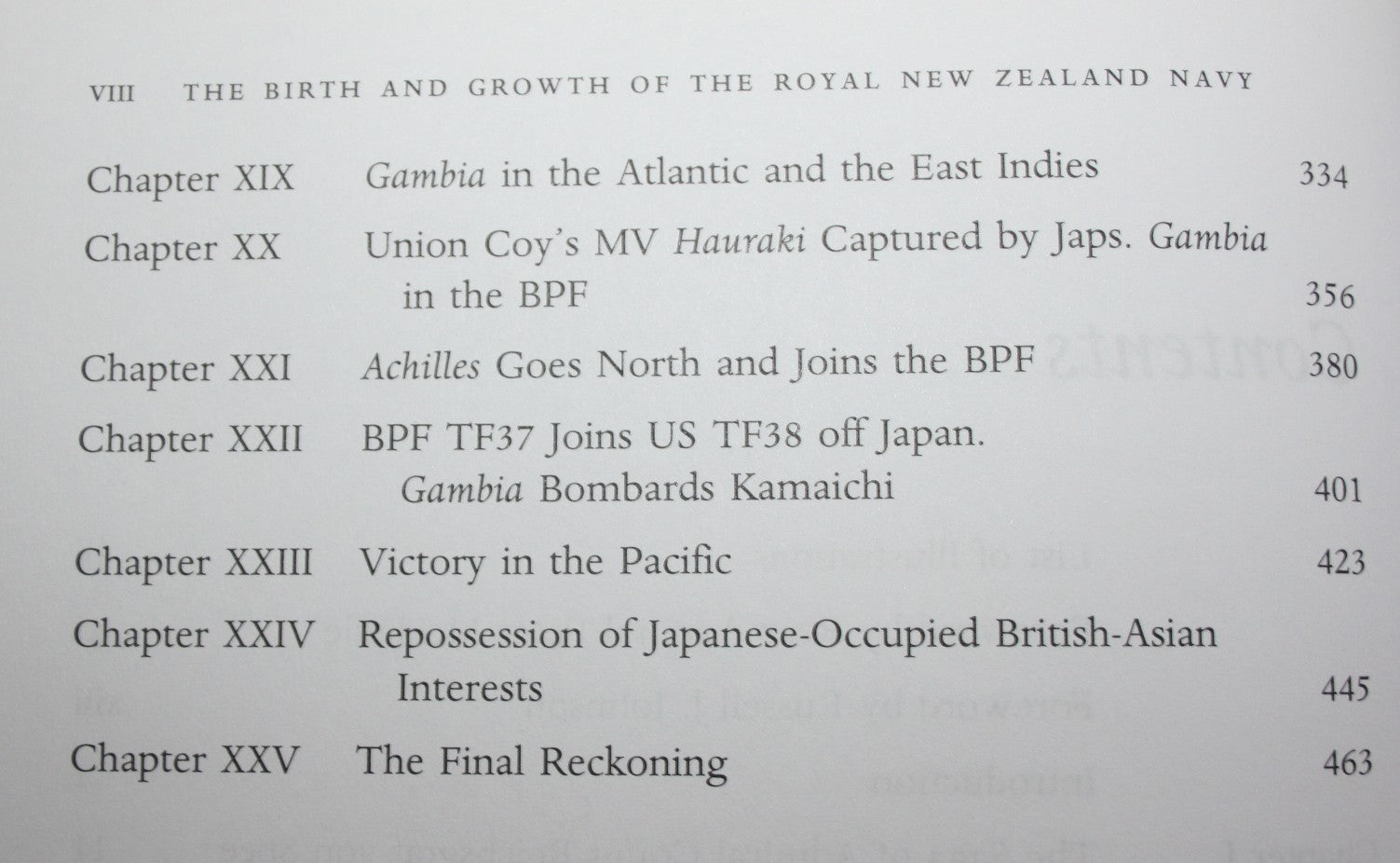 The Birth and Growth of ­the Royal New Zealand Navy By Jack S. Harker. SIGNED BY AUTHOR, plus SIGNED letter and signed bookplate. VERY RARE.