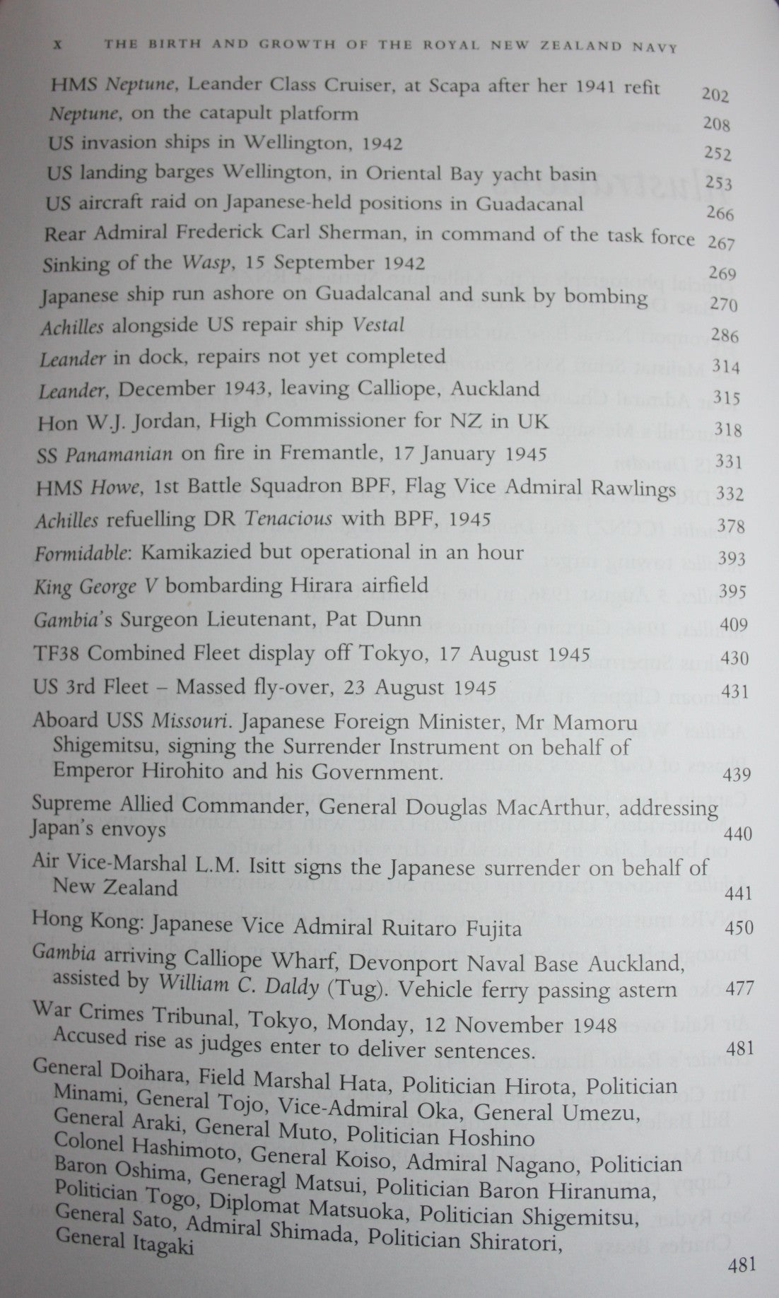 The Birth and Growth of ­the Royal New Zealand Navy By Jack S. Harker. SIGNED BY AUTHOR, plus SIGNED letter and signed bookplate. VERY RARE.