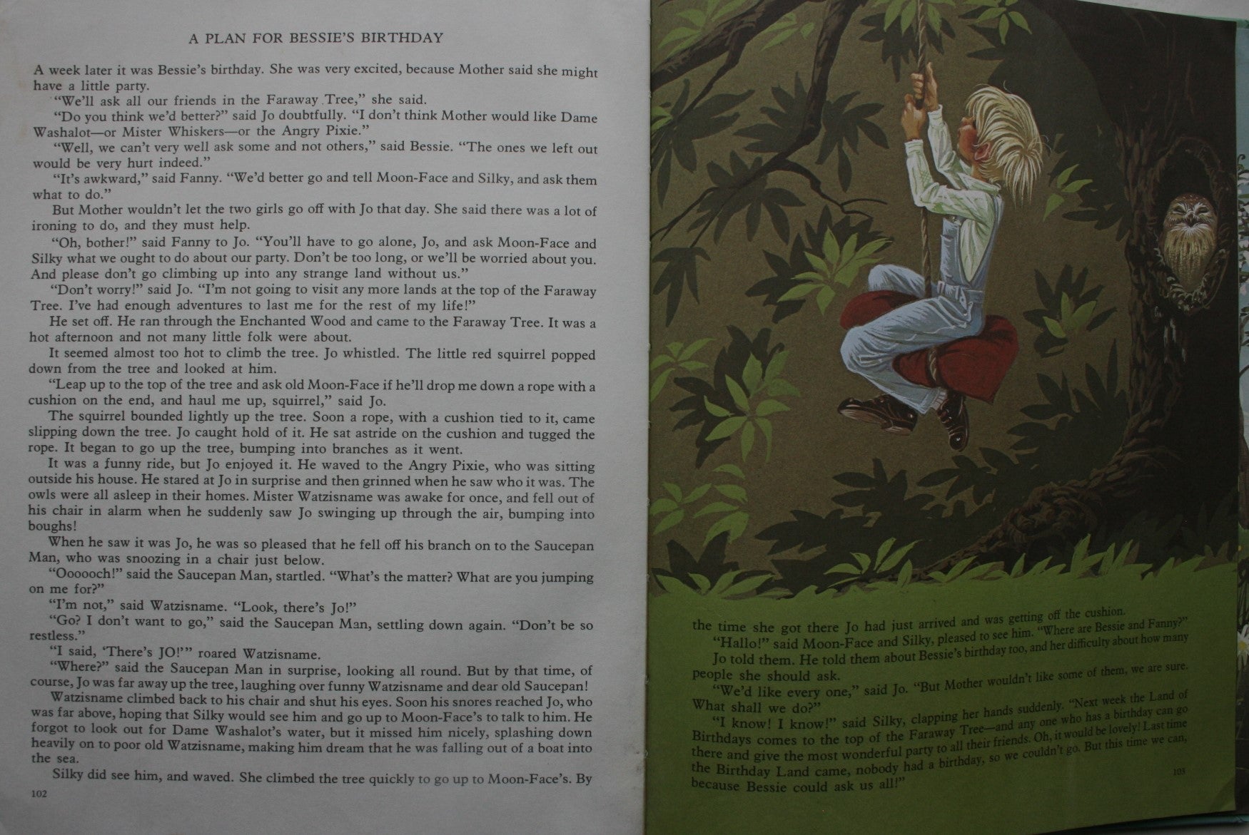 The Enchanted Wood. By Enid Blyton, Illustrated - Janet & Anne Grahame Johnstone