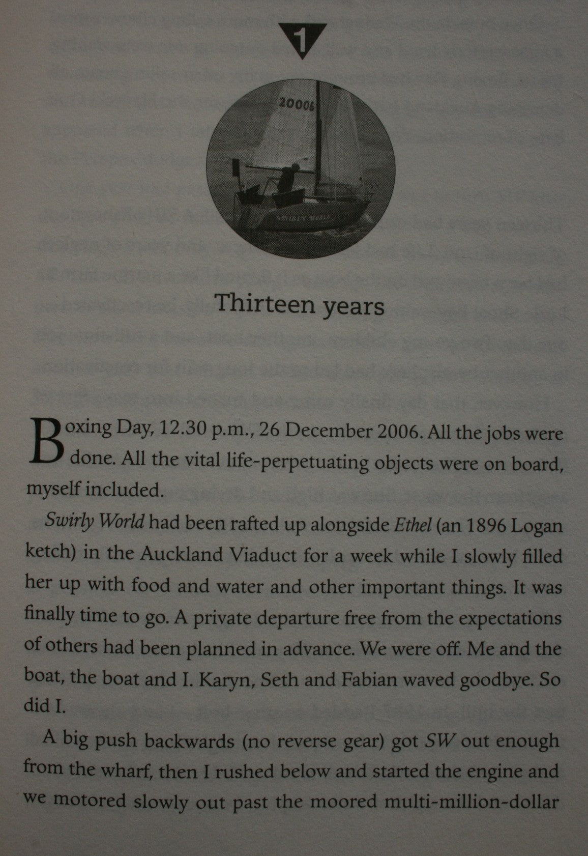 Swirly World Sails South By Andrew Fagan. SCARCE.