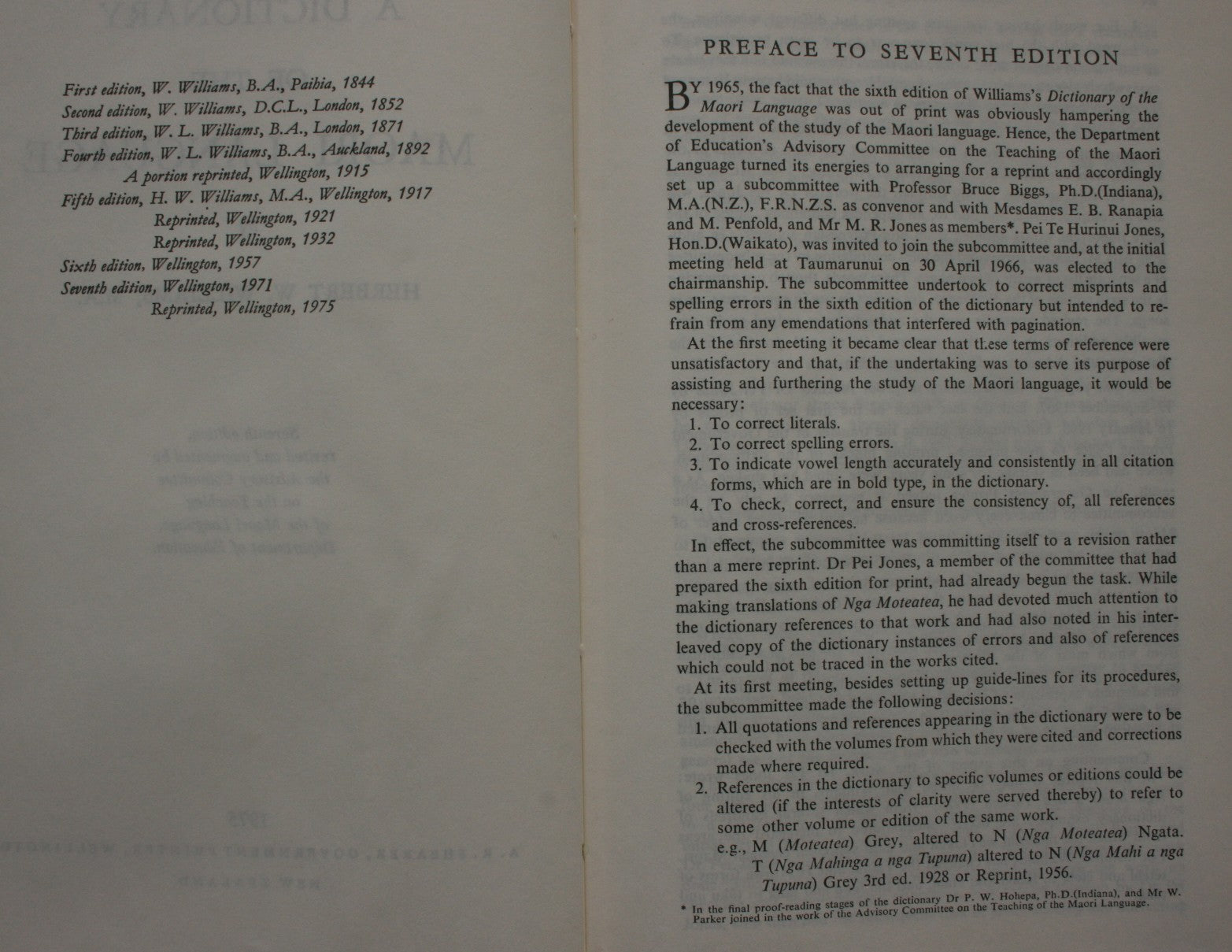 A Dictionary of the Maori Language. By Herbert W. William
