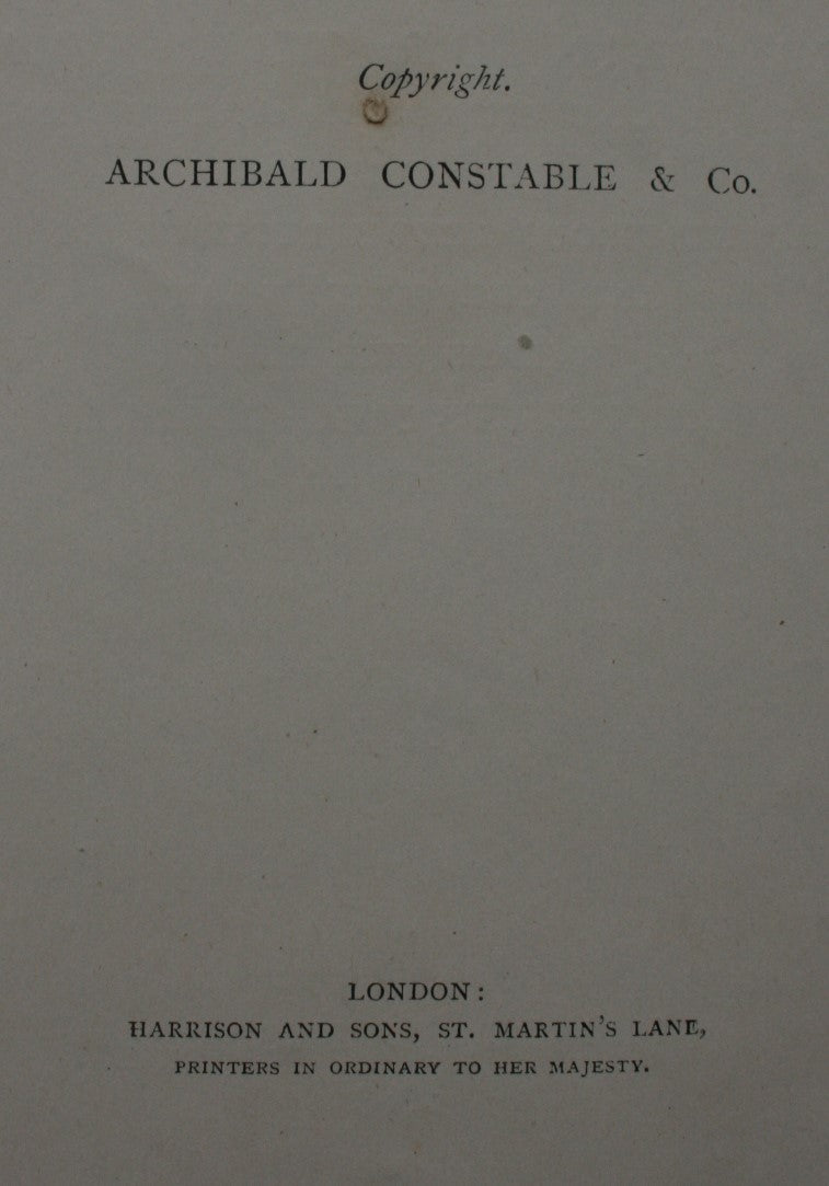 Fridtjof Nansen's 'Farthest North': Being the Record of a Voyage of Exploration of the Ship Fram 1893-96 and of a Fifteen Months' Sleigh Journey. 1898.