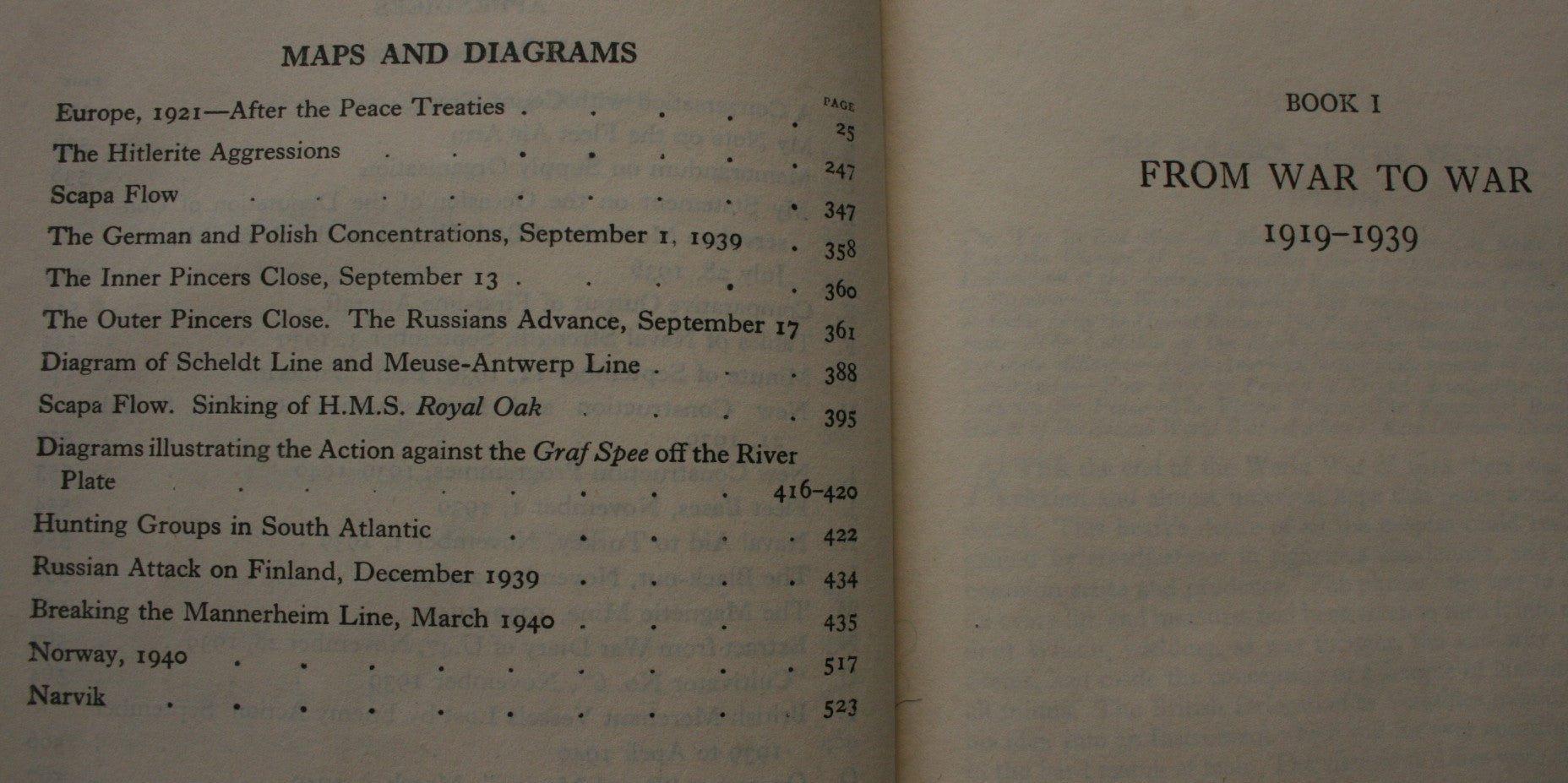 The Second World War. Volumes 1 - 6. by Winston S. Churchill.