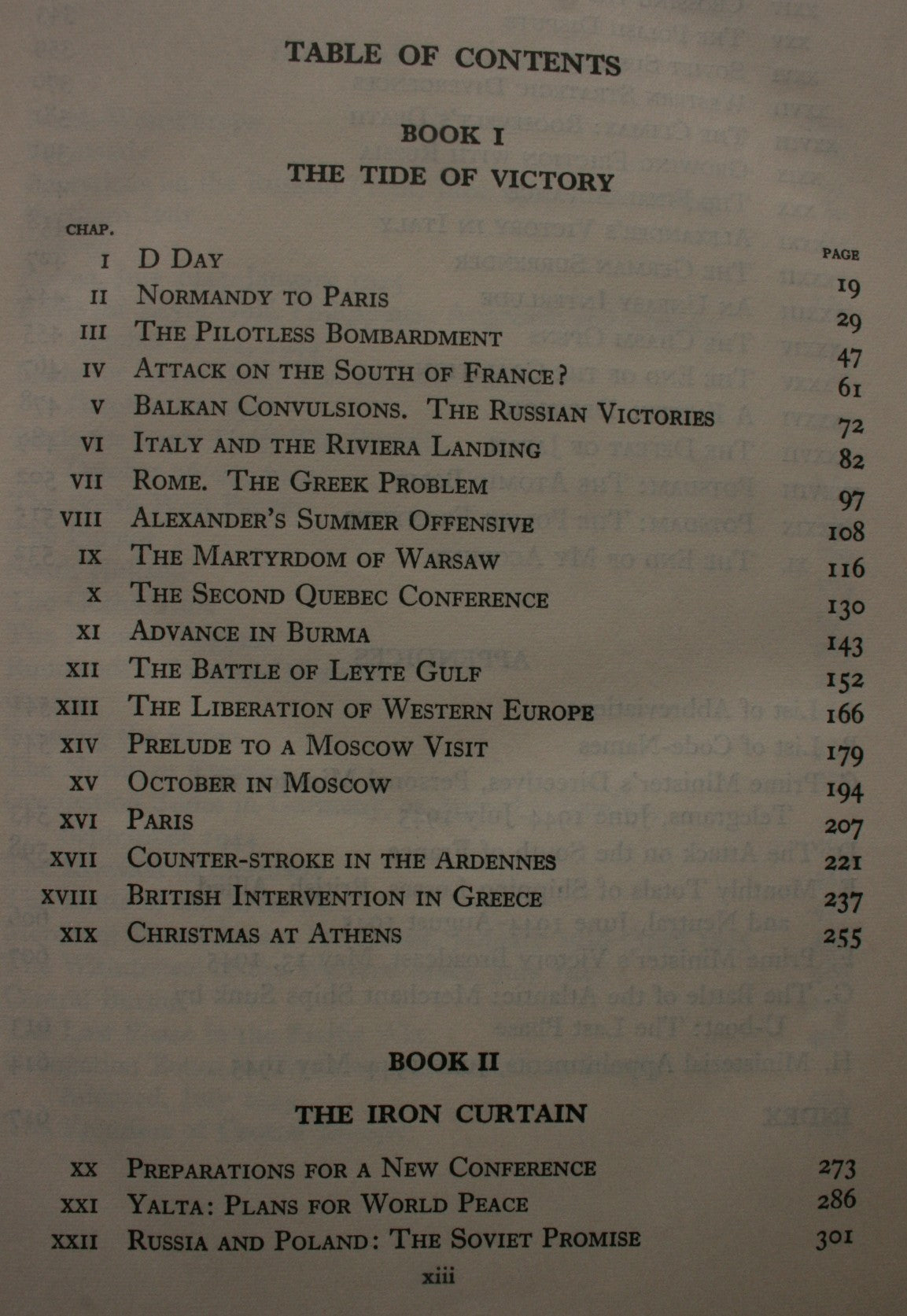 The Second World War. Volumes 1 - 6. by Winston S. Churchill.