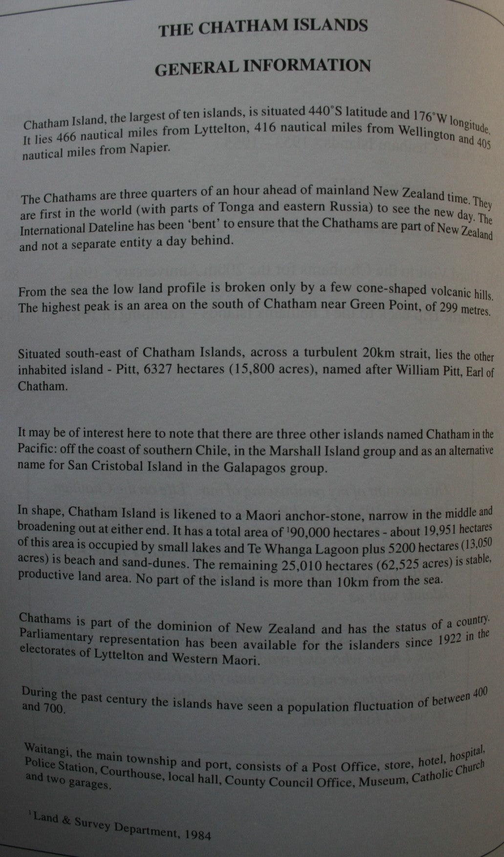 Life on the Chatham Islands in the 1950's and Beyond by Joyce Grieve. SIGNED BY AUTHOR, VERY SCARCE.