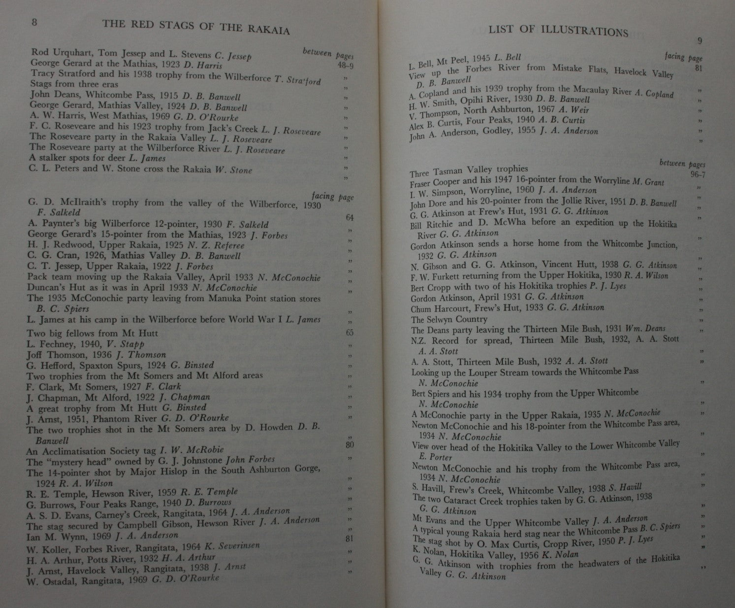 The Red Stags of the Rakaia by D. Bruce Banwell. 1970, FIRST EDITION.