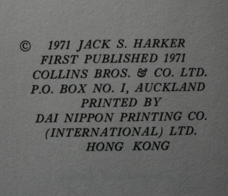 Well Done, Leander. FIRST EDITION, 1971. By Jack S. Harker