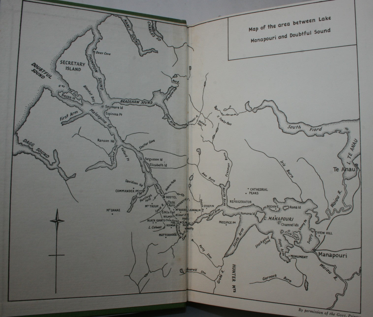The Heart of Fiordland. FIRST EDITION 1966 By George A. Howard